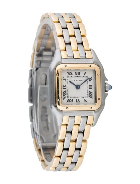 cartier panthere small two tone|cartier panthere watch with diamonds.